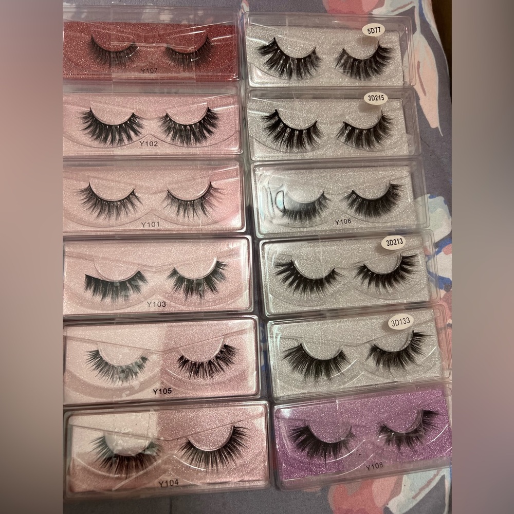 Faux mink Lashes 7$ each
